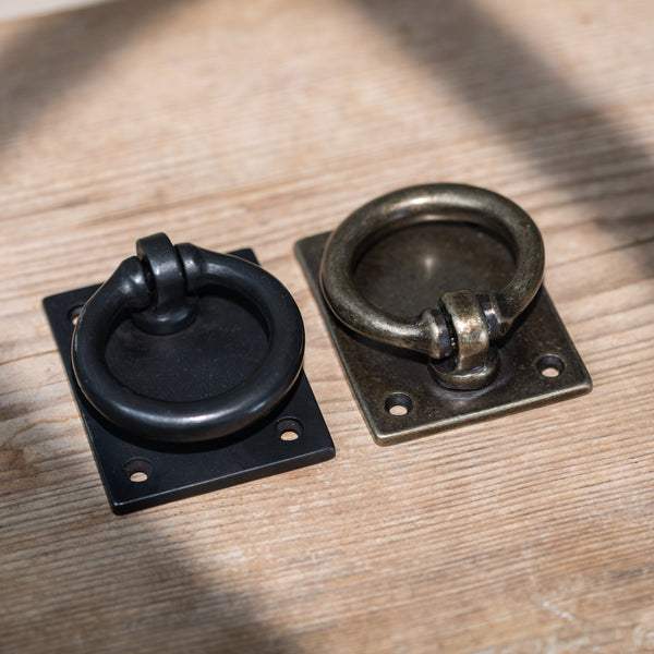  Hover Image of Bronze Ring Drop Pull On Backplate