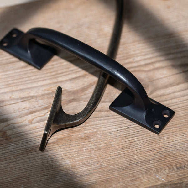  Hover Image of Bronze Offset Cabinet Pull Handle