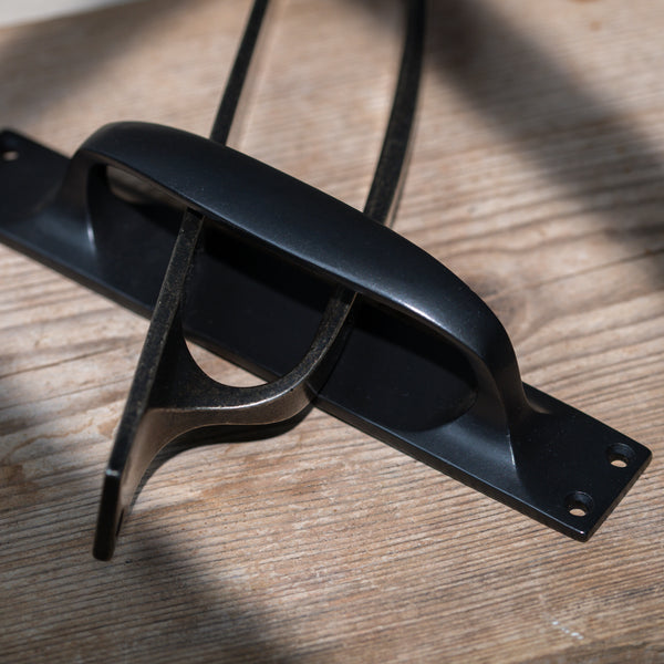  Hover Image of Bronze Cabinet Pull Handle on Backplate