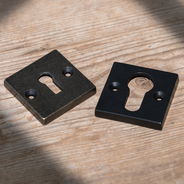  Hover Image of Bronze Square Euro Profile Escutcheon