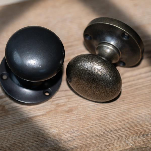  Hover Image of Bronze Alveley Mortice Knob on Rose