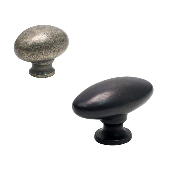Variant image of Bronze Oval Cabinet Knob