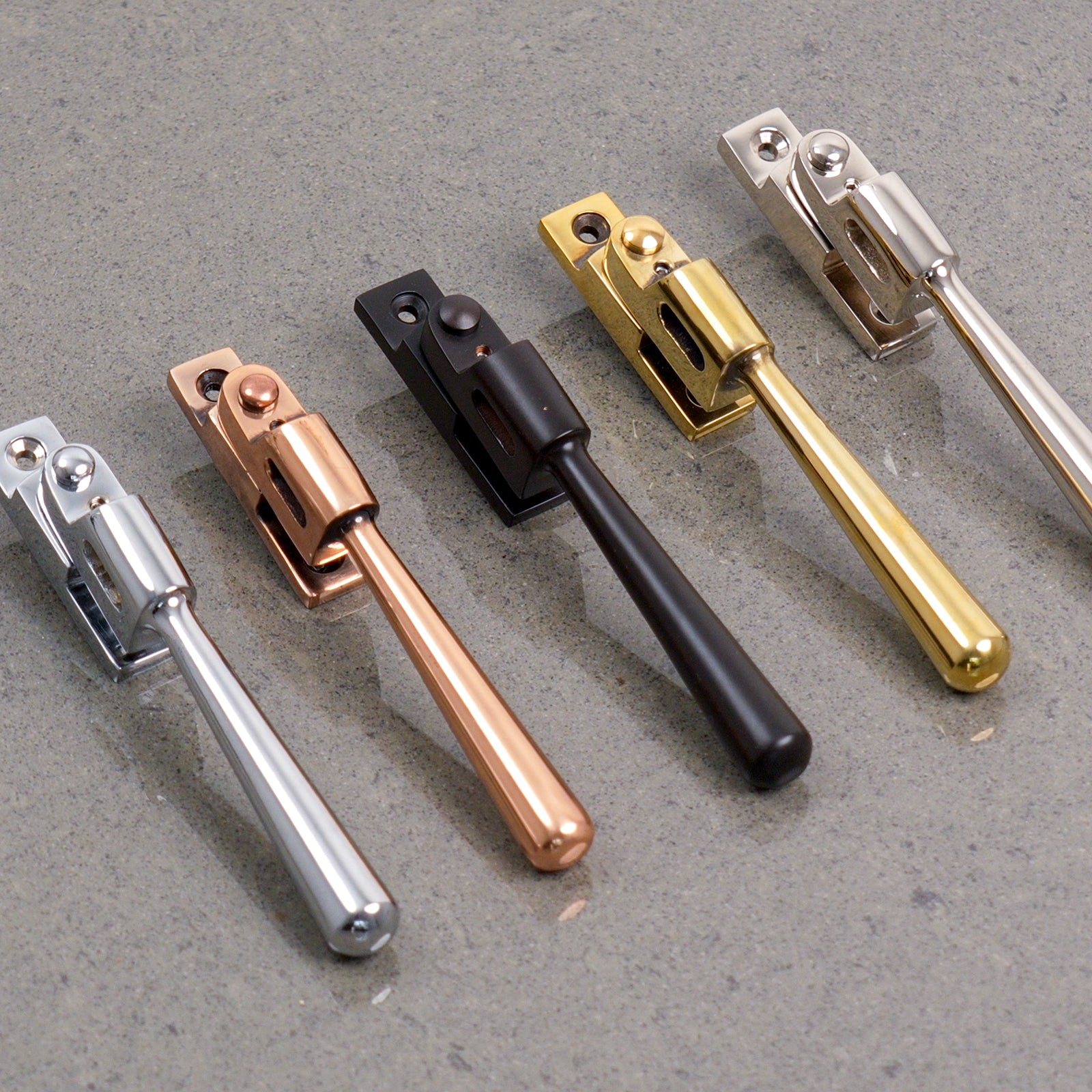 Locking Fasterer Locking Reeded Fastener| 5 Finishes | Suffolk Latch Company
