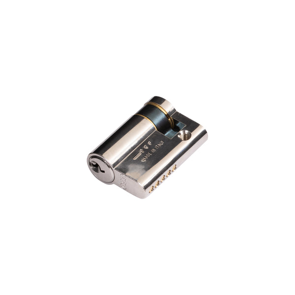 polished nickel Euro 5 pin single Euro cylinder lock 