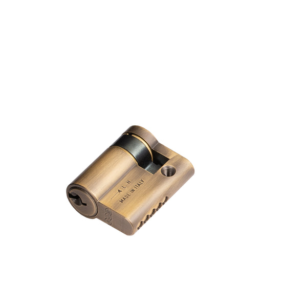 aged brass Euro 5 pin single Euro cylinder lock 