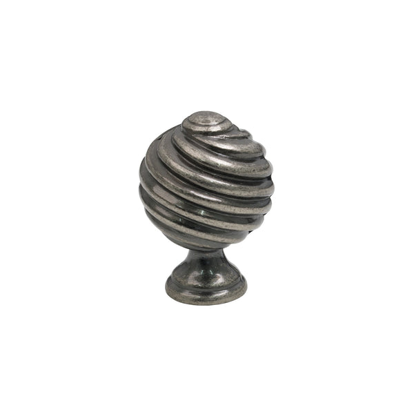 SHOW Pewter Twist Cabinet Knob