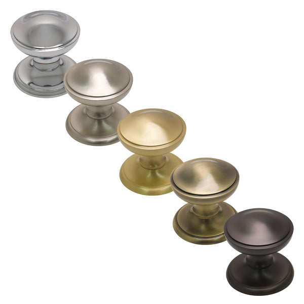 Brass Round Centre Door Knob