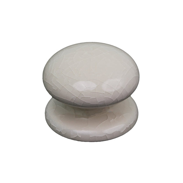 SHOW Image of 38mm Cream Crackle Ceramic Cabinet Knob