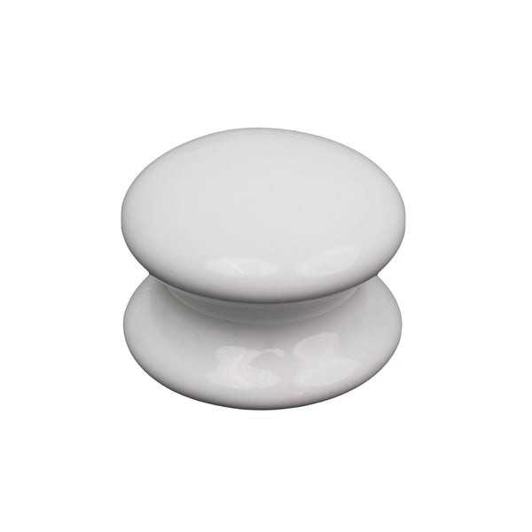 SHOW Image of 38mm Plain White Ceramic Cabinet Knob