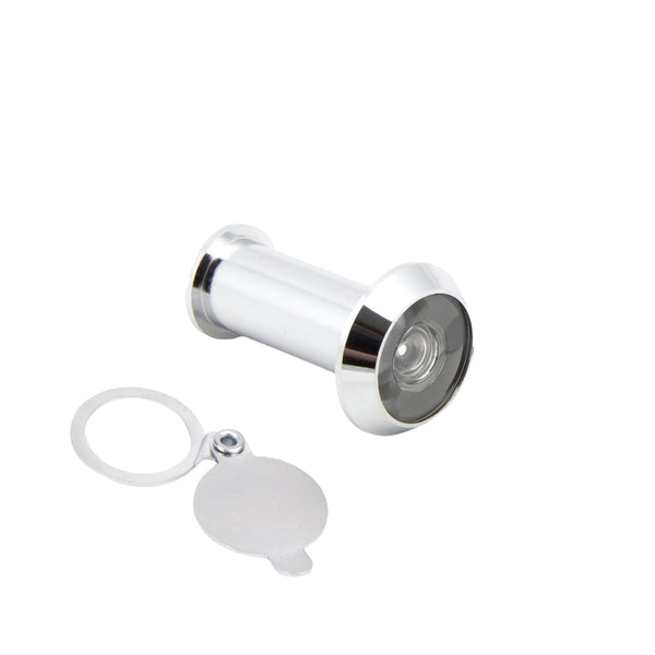  34-56mm Door Security door view in Polished Chrome