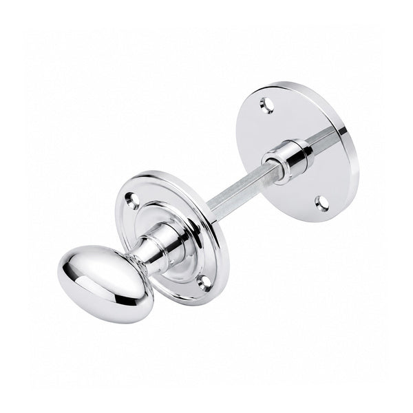 Oval Bathroom Turn & Release Old English Polished Chrome 