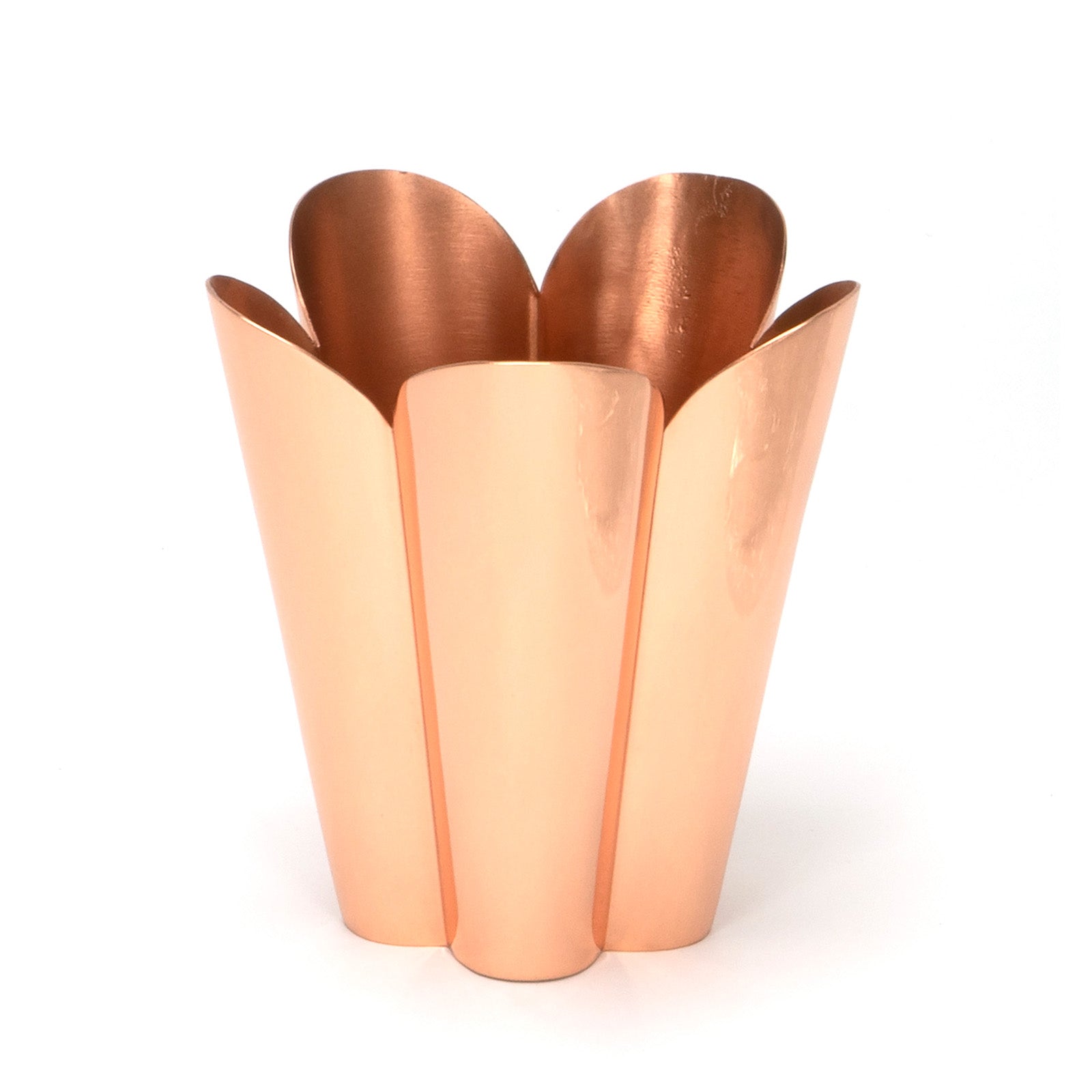 SHOW SHOW Small Flora Pot in Smooth Copper