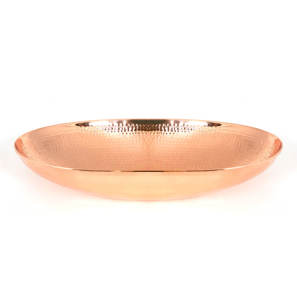 SHOW SHOW Hammered Oval Sink in Hammered Nickel