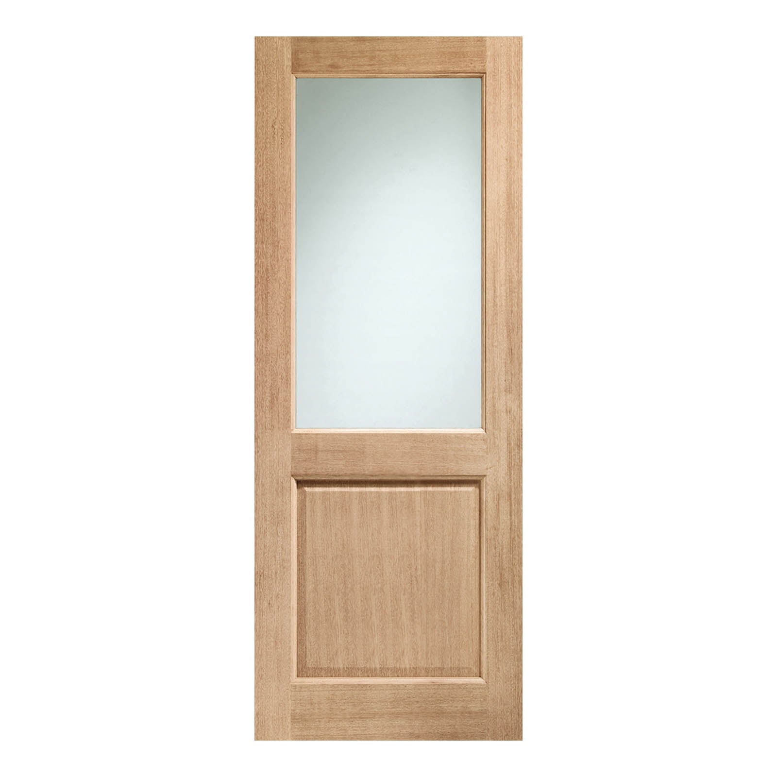 External Oak 2XG Dowelled Door with Double Glazed Clear Glass