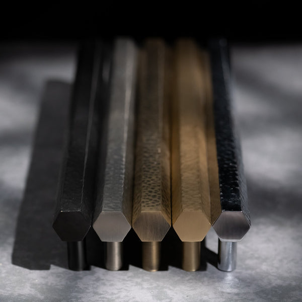 SHOW  Hover Image of Hammered Hexagonal Pull Handles