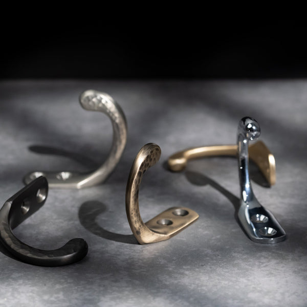   Hover Image of Hammered Single Robe Hook
