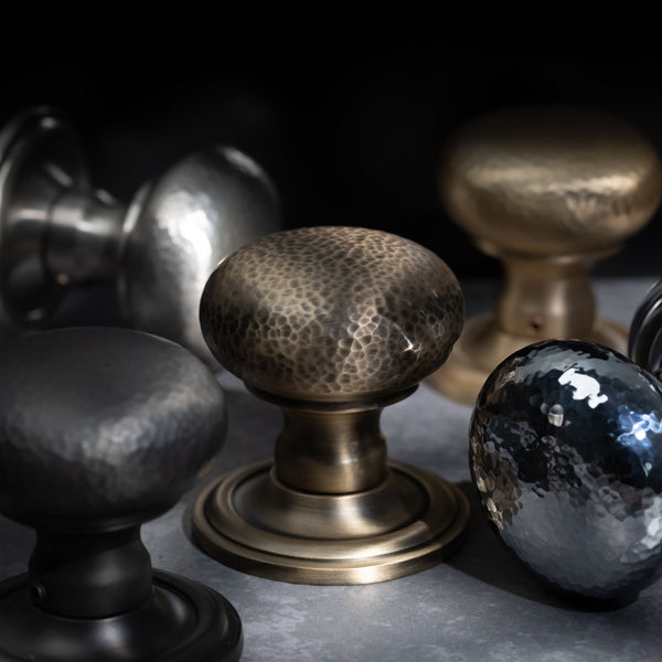   Hover Image of Hammered Victorian Door Knob