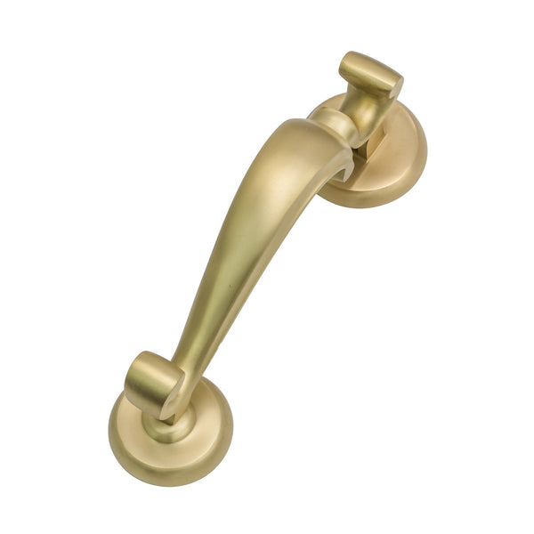 SHOW Satin Brass Doctors Door Knocker