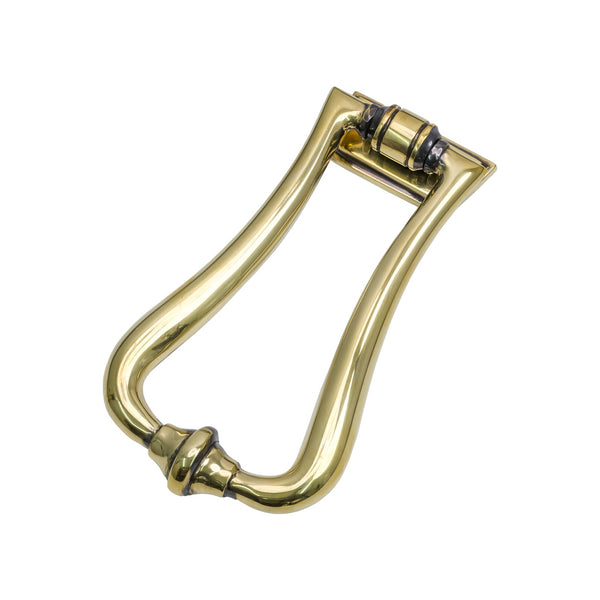 SHOW Antique Brass Slimline Art Deco Door Knocker