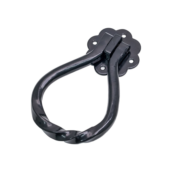 SHOW Black Pear Shaped Door Knocker