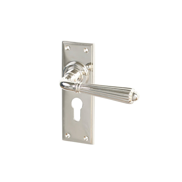 SHOW Polished Chrome Euro Hinton Lever Handles