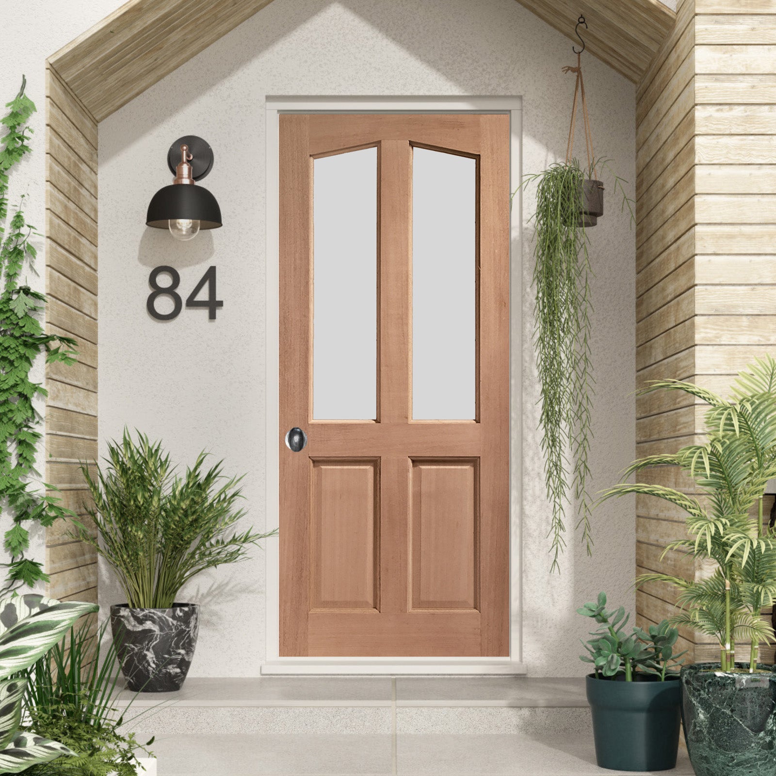 SHOW External Hardwood Richmond Door lifestyle