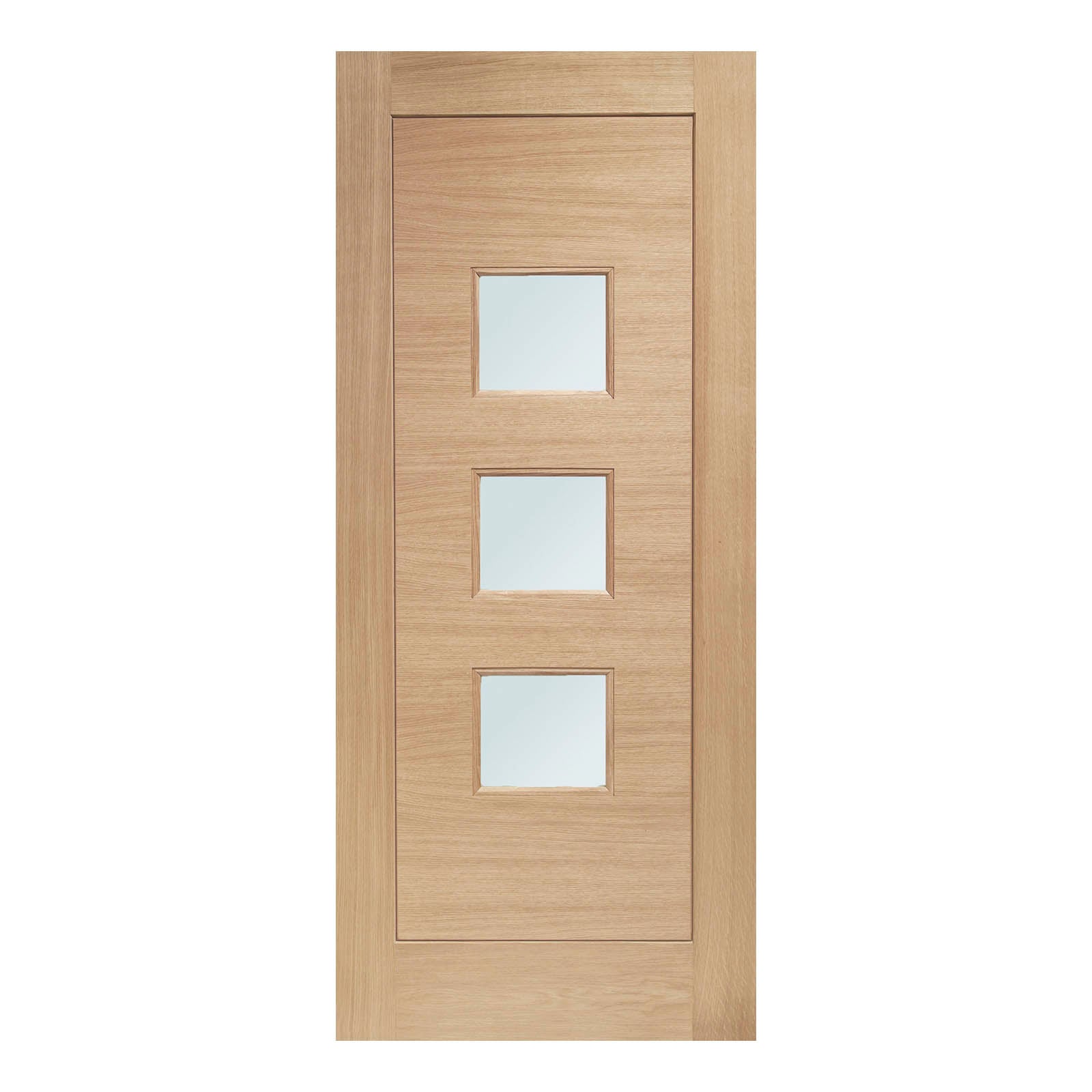 External Oak Turin M&T Door with Double Glazed Obscure Glass