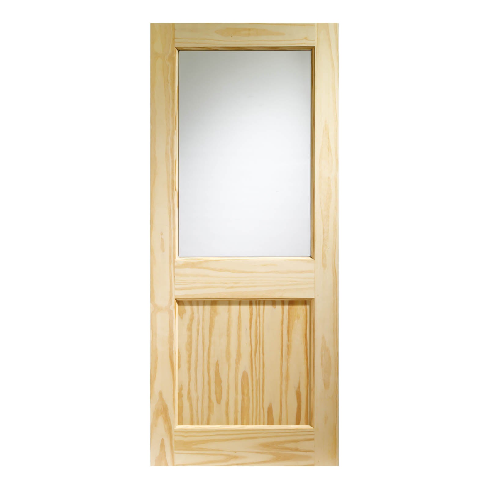 External Pine 2XG Door with Clear Glass