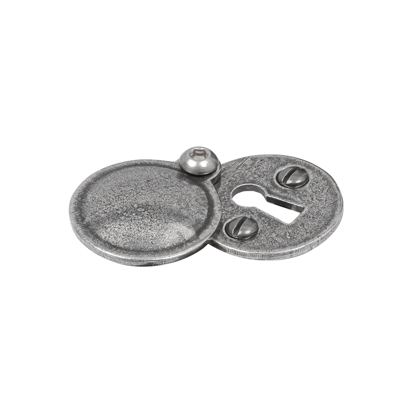 Pewter Round Covered Escutcheon