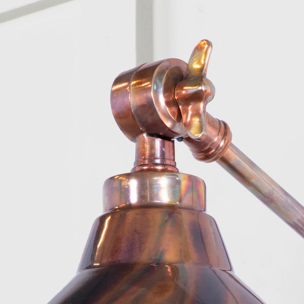  Detailed Closeup of Brindley Wall Light in Burnished