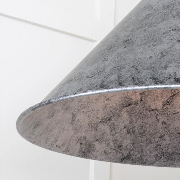  Detailed Closeup of Hockley Ceiling Light in Pewter