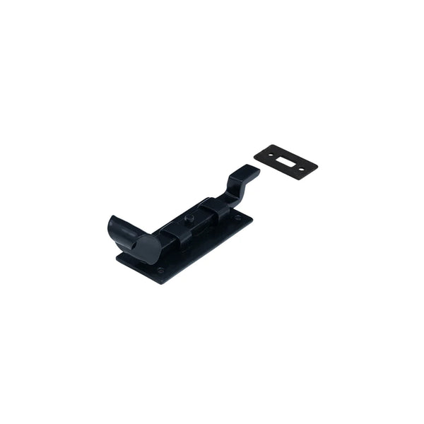 SHOW Image of 4 Inch Black Cranked Fishtail Bolt