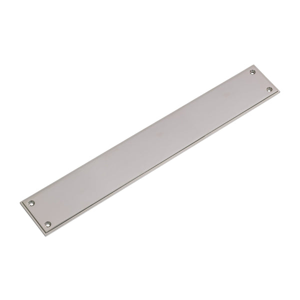 SHOW Polished Nickel 425mm Art Deco Fingerplate