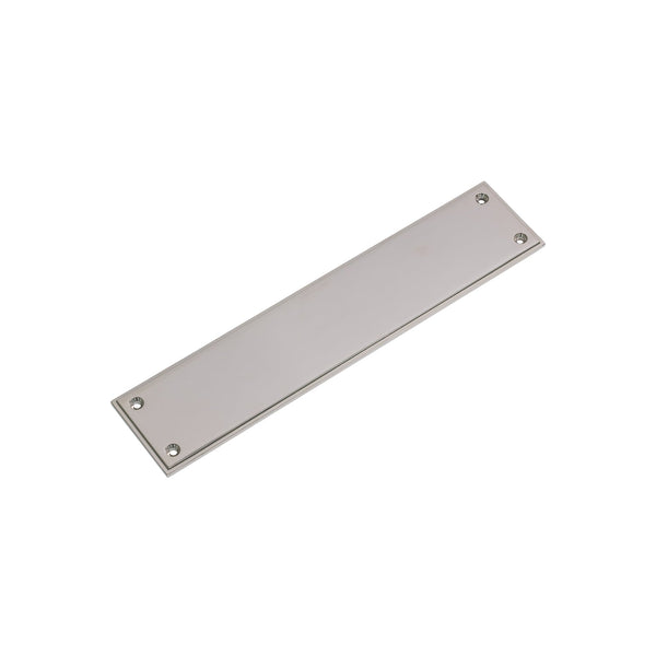 SHOW Polished Nickel 300mm Art Deco Fingerplate