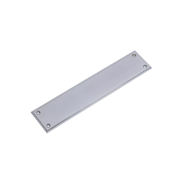 SHOW Polished Chrome 300mm Art Deco Fingerplate