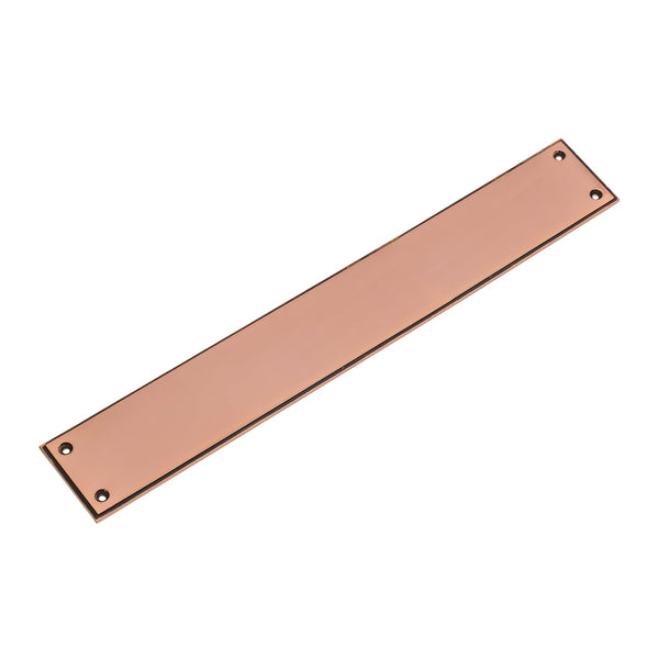 SHOW Polished Bronze 425mm Art Deco Fingerplate
