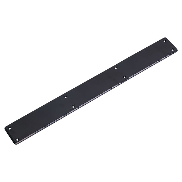SHOW Black 800mm Plain Fingerplate