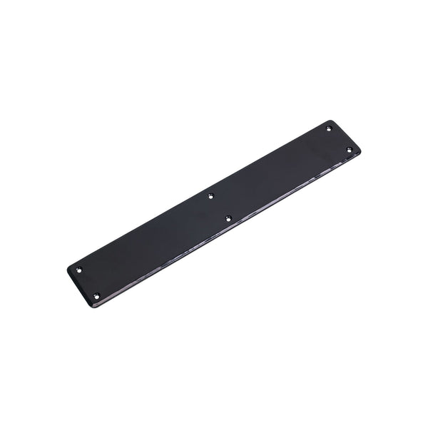 SHOW Black 400mm Plain Fingerplate