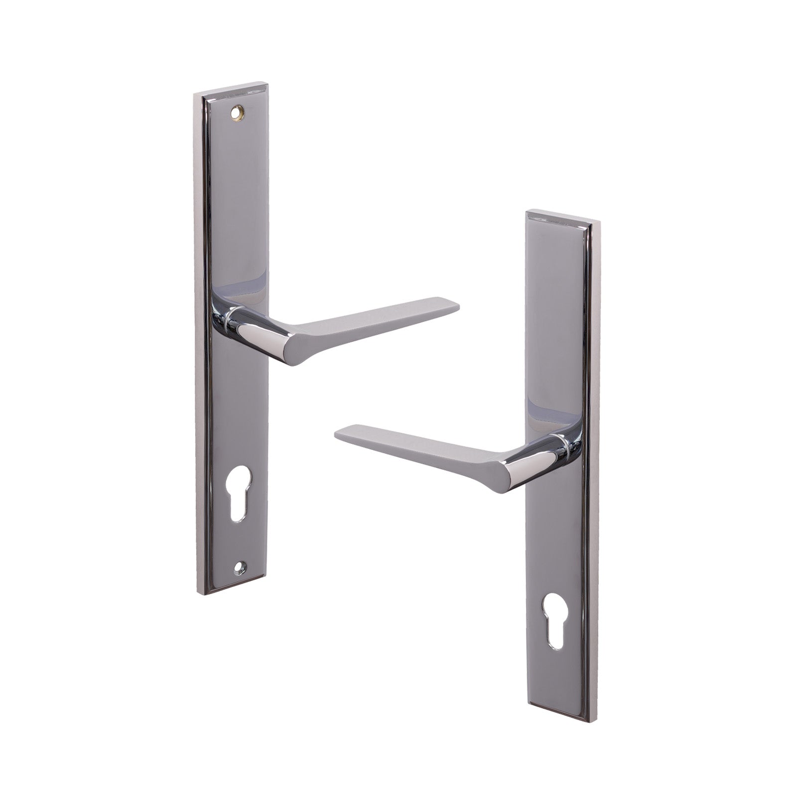 SHOW Left Handed Polished Chrome Gio Multipoint Door Handle