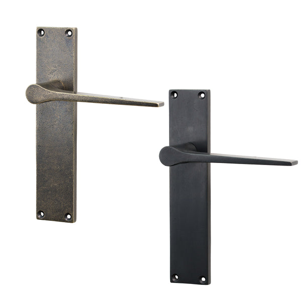 Variant image of Bronze Gio Door Handle on Backplate