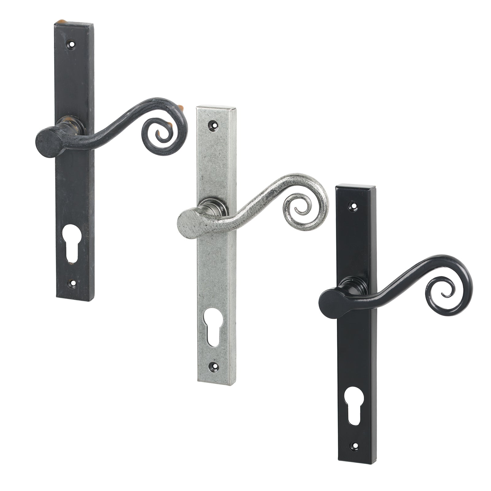 Monkeytail Slimline Multipoint Handles | 3 Finishes | Suffolk Latch Co