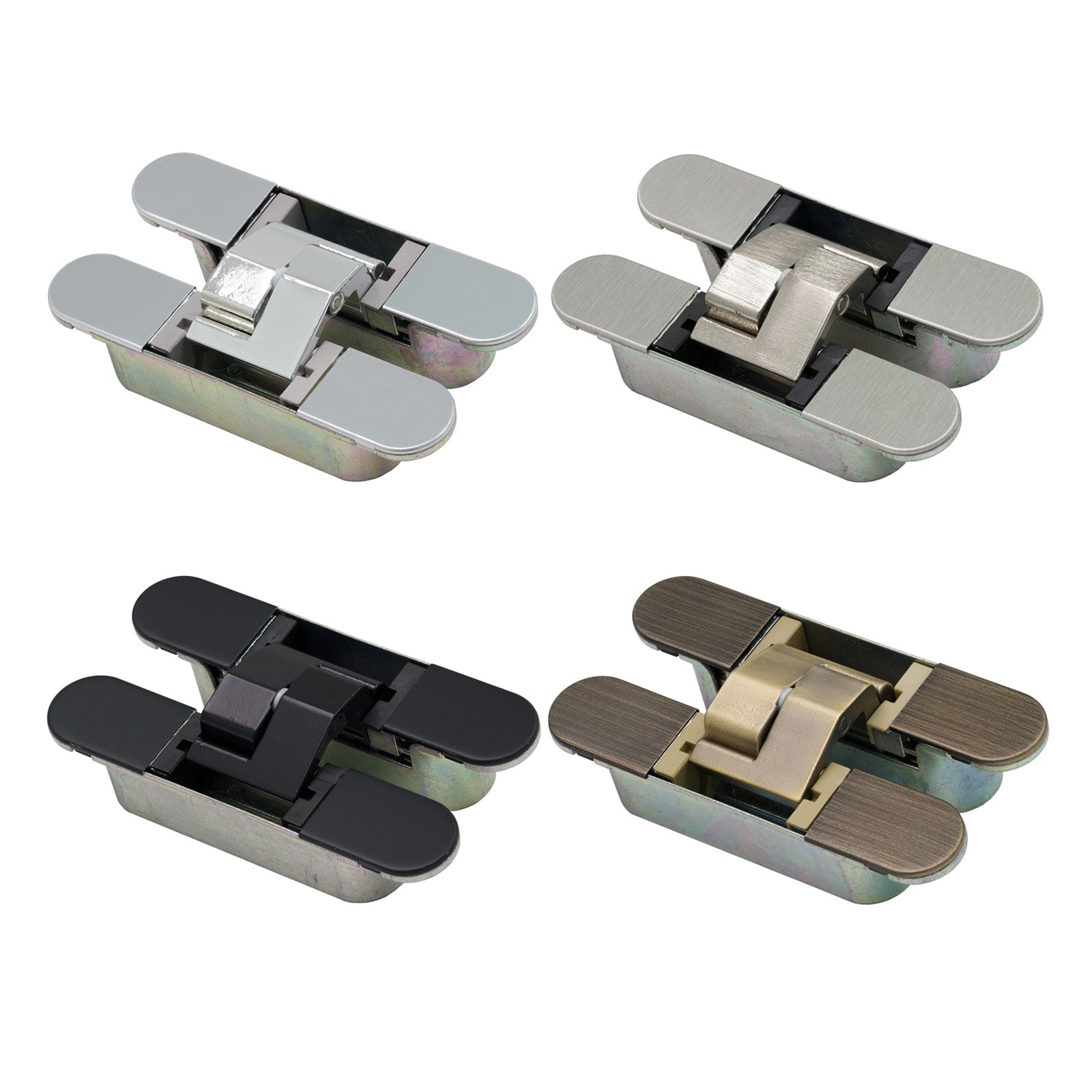 Variant Image of Concealed Hinges in 4 finishes