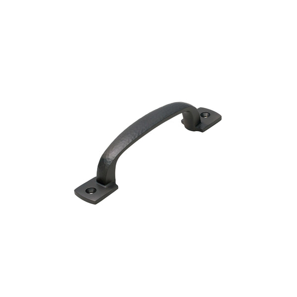  Image of 6 inch Matt Bronze Hammered D Handles