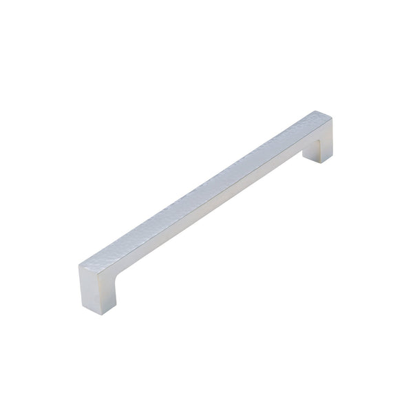  Image of 206mm Polished Chrome Hammered Square Pull Handles