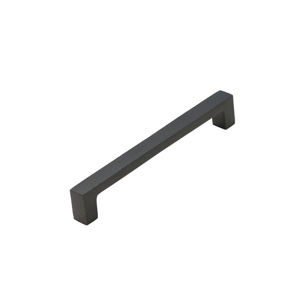  Image of 175mm Matt Bronze Hammered Square Pull Handles
