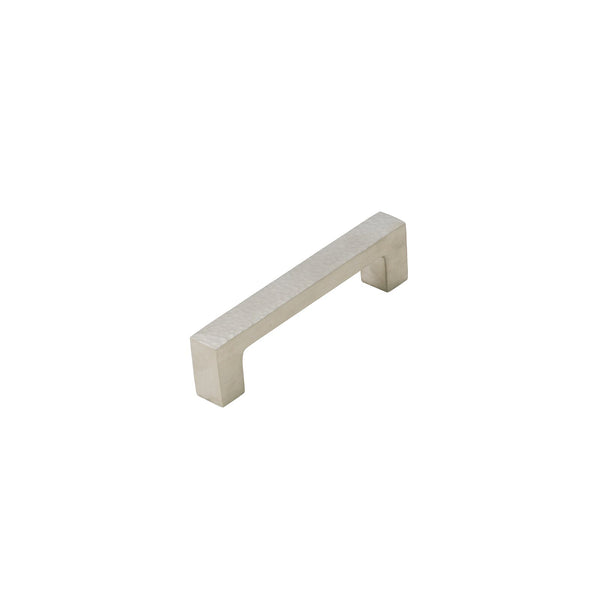  Image of 108mm Satin Nickel Hammered Square Pull Handles