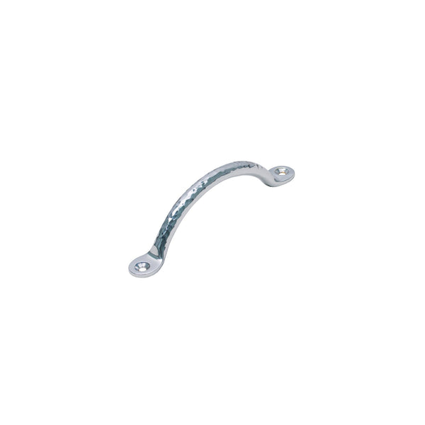  Image of 5 inch Polished Chrome Hammered Bow Handles
