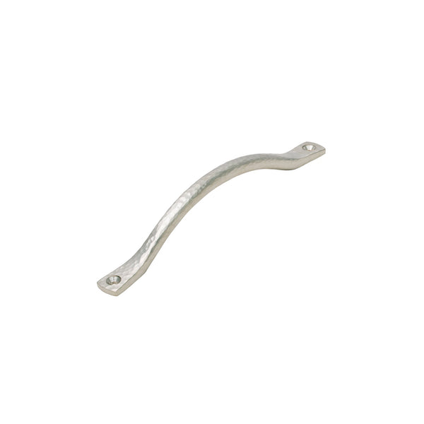  Image of Hammered Slim Bow Handle in Satin Nickel finish