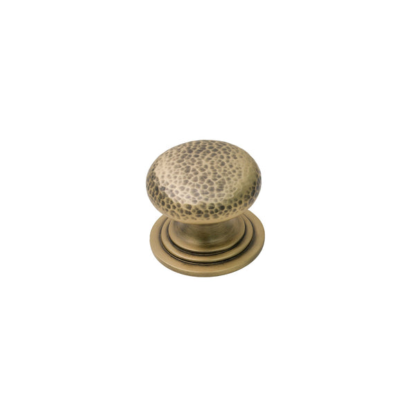 SHOW Image of 41mm Antique Brass Hammered Victorian Cabinet Knobs