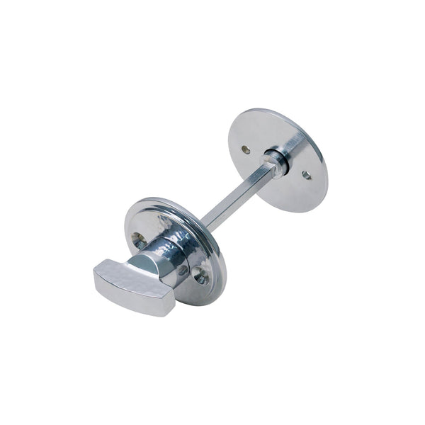  Image of Hammered Bathroom Thumbturn in Polished Chrome finish